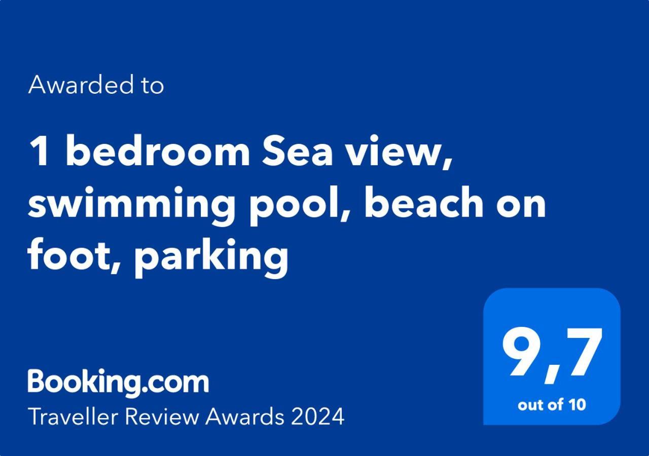 1 Bedroom Sea View, Swimming Pool, Beach On Foot, Parking Antibes Exteriér fotografie